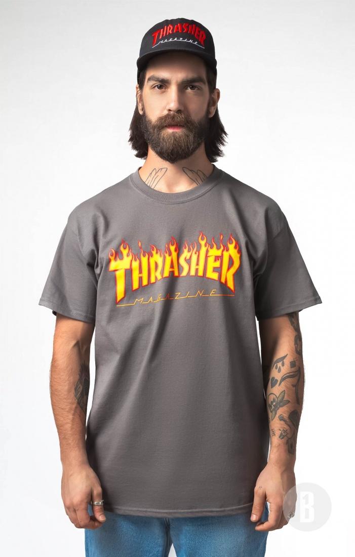 фото Футболка thrasher flame logo