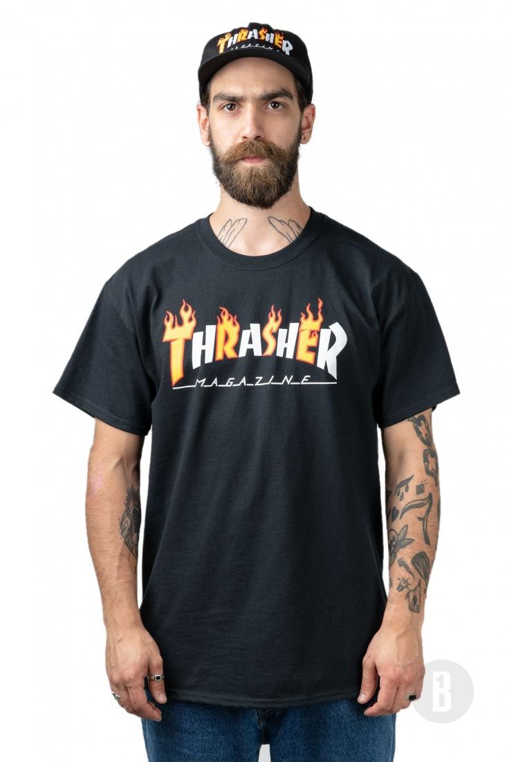 фото Футболка thrasher flame mag