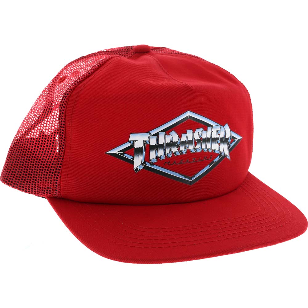 Бейсболка Thrasher Diamond Emblem Trucker Hat купить в Boardshop №1