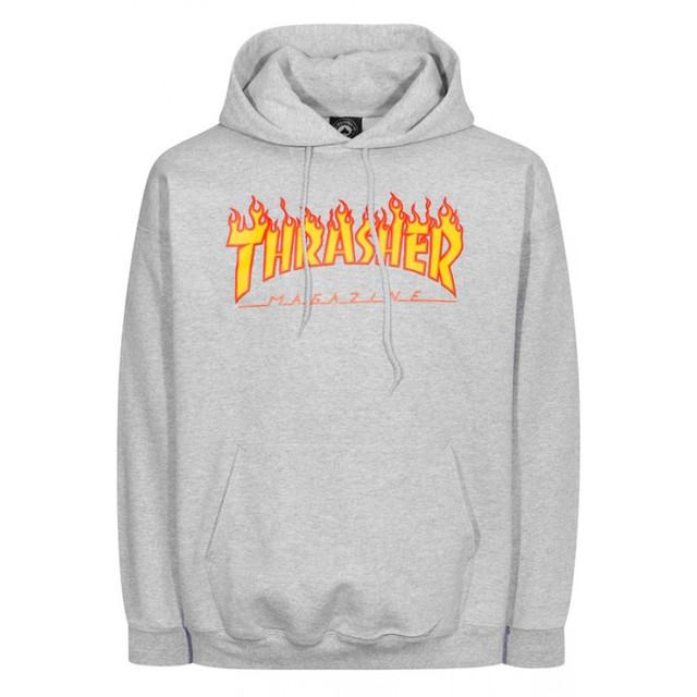 фото Толстовка thrasher flame logo hood