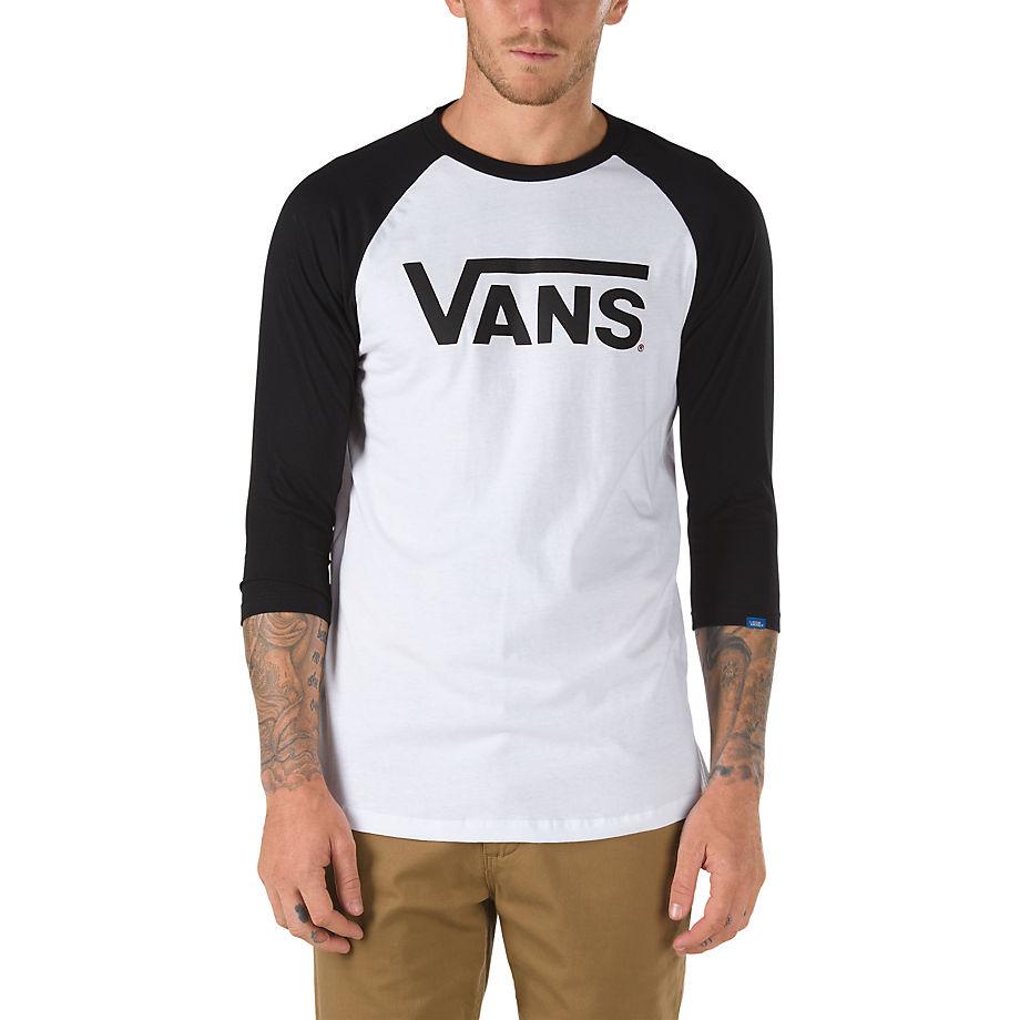 фото Лонгслив vans classic raglan