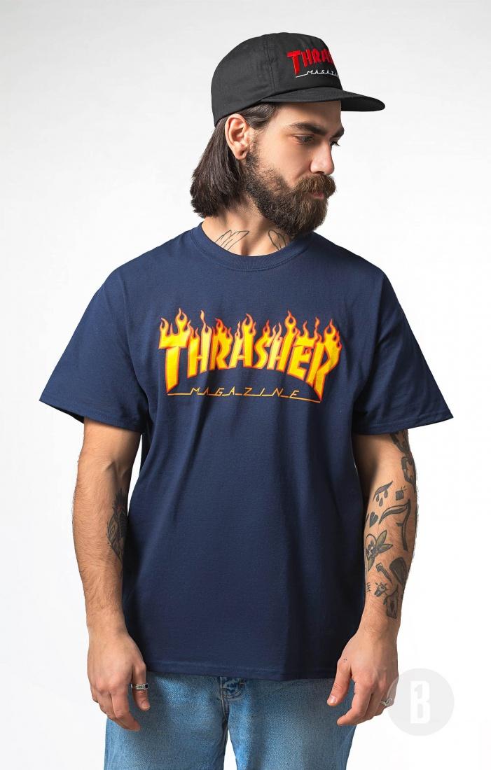 фото Футболка thrasher flame logo