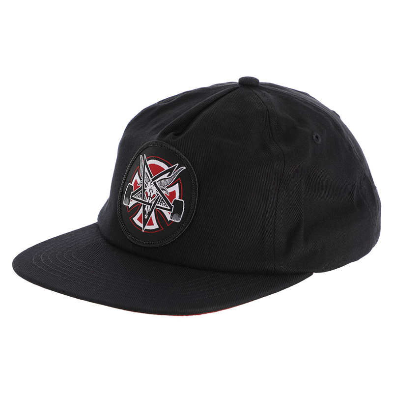 фото Бейсболка independent x thrasher pentagram cross adjustable