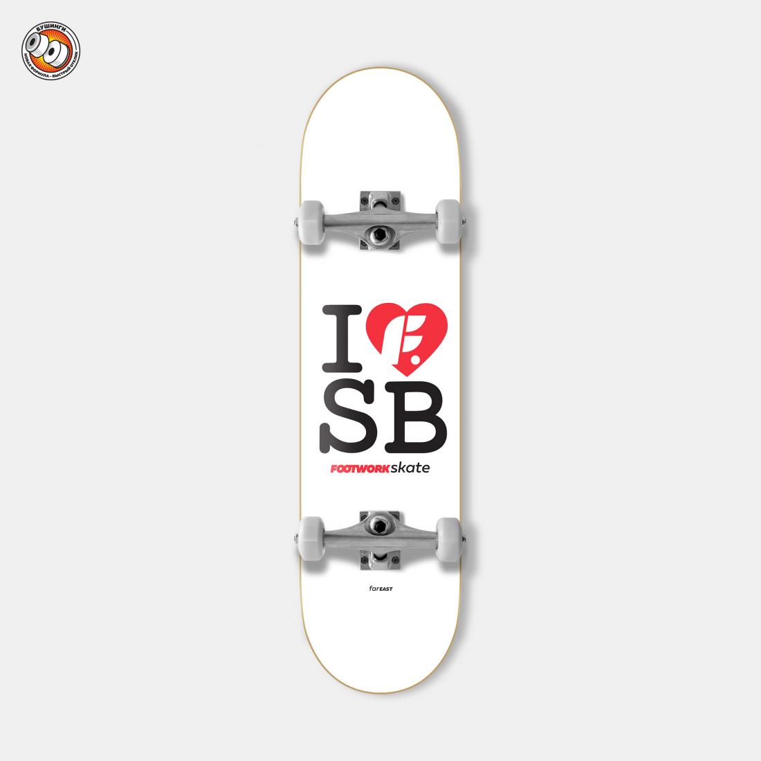 Скейтборд в сборе Footwork I Love SB купить в Boardshop №1